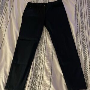 St.John size 10 dark lightweight jean/pant 82% cotton
